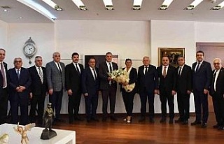 Aydın Ticaret Borsası heyeti, Başkan Çerçioğlu...