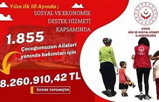 Aydın’da 38 milyon 260 bin 910 TL’lik SED yardımı...