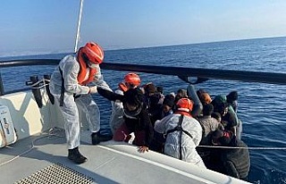 Aydın’da 75 düzensiz göçmen kurtarıldı