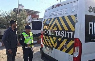 Didim’de okul servis araçları denetlendi