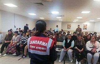Jandarma Çineli vatandaşları bilgilendirdi