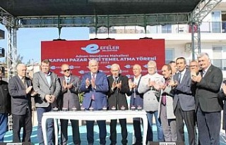 Adnan Menderes Kapalı Pazar Yeri’nin temeli törenle...
