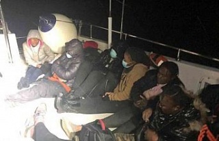 Aydın’da 16 düzensiz göçmen kurtarıldı