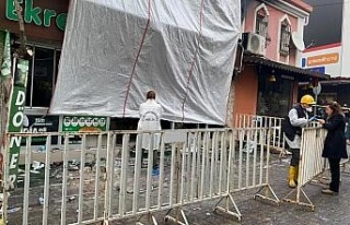 Aydın’da restoran patlamasında çıkan yangında...