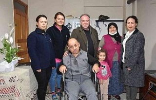 Germencik Belediyesi’nden engelli vatandaşa tekerlekli...