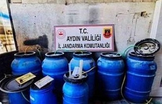 Jandarma yılbaşı öncesi 5 bin 805 litre kaçak...