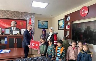 Nazilli’de minikler İlçe Emniyet Müdürlüğü’nde...