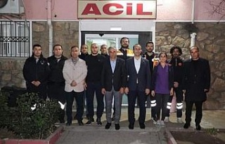 Başkan Kaplan, yeni yıla görevi başında girenleri...