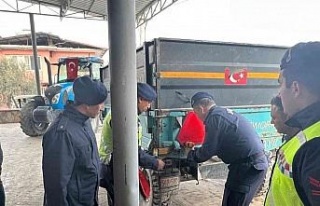 Jandarma reflektör kullanımına dikkat çekti