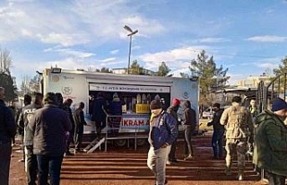 Aydın Büyükşehir Belediyesi’ne ait mobil aşevi...