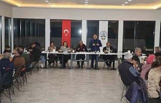Başkan Kaplan depremzede vatandaşlarla yemekte buluştu