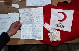 Birinci sınıf öğrencisi Asrın’dan duygulandıran...