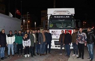 Nazilli’den 117’nci yardım aracı deprem bölgesine...