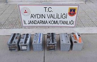 Akü hırsızını jandarma ekipleri yakaladı