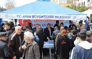 Aydın Büyükşehir Belediyesi’nden şehitler için...