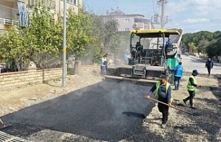 Aydın Büyükşehir Kuyucak’ta yol yapım çalışmalarını...
