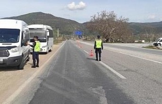 Aydın jandarmasından trafik denetimi