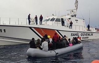 Aydın’da 35 düzensiz göçmen kurtarıldı