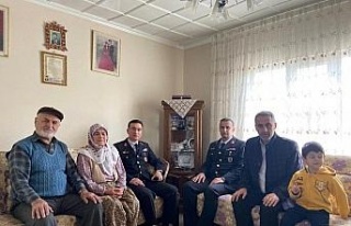 Aydın’da jandarma ekipleri şehitleri unutmadı