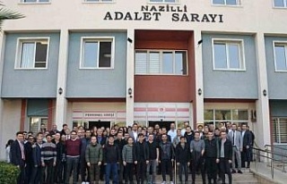 Nazilli Adliyesi’nden deprem bölgesine 15 zabıt...