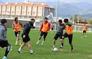 Nazilli Belediyespor deplasman hazırlıklarını...