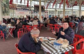 Pamukören’de şehitler için keşkek hayrı düzenlendi