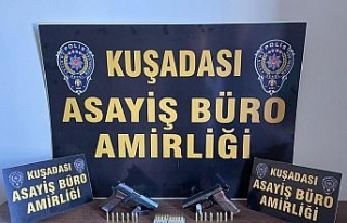 Şüphe üzerine durdurulan şahıstan silah ve uyuşturucu...