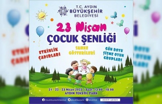 Aydın Büyükşehir Belediyesi’nden 23 Nisan programı