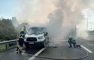 Aydın’da araç yangını