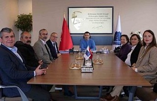 Başkan Ömer Günel Engelliler Köyü yöneticileri...