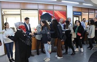 Başkan Özcan, personelleri ile bayramlaştı