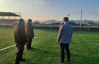 Kardeşköy Futbol Sahası’nda sona geliniyor