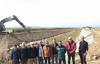 Koçarlı Bağarası Sulaması çalışmaları hız...