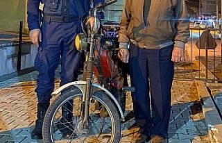 Motosiklet hırsızı jandarma ekiplerine takıldı