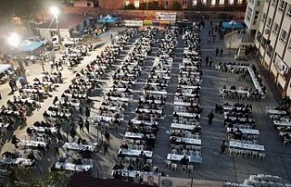 Nazilli Karaçay’da 3 bin kişi iftar sofrasında...