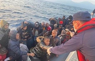 Aydın’da 46 düzensiz göçmen kurtarıldı