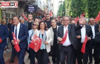 CHP AYDIN'DAN EFELER ÇIKARMASI -'CUMHURBAŞKANI...