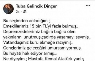 CHP’li Başkan Dinçer’in eşinden tepki çeken...