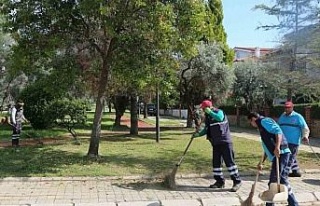 Efeler’in yeşil ekipleri, bahar temizliğini sürdürüyor