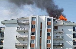 Elinde sigarayla uyuyakaldı, çıkan yangında yaralandı