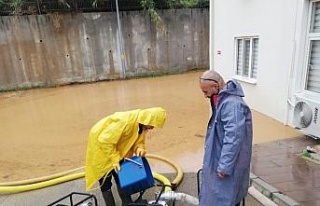 Sultanhisar İlçe Hastanesi’nde su baskını yaşandı