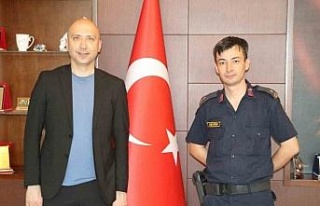 Başkan Arıkan, Jandarma Komutanı Devrim’i ağırladı