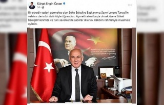 Başkan Özcan’dan Söke Belediye Başkanı Tuncel...