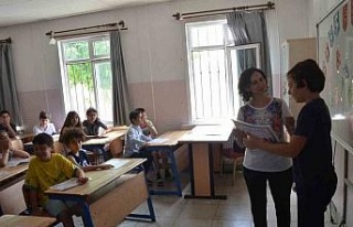 Didim’de  öğrenciler karne sevinci yaşadı