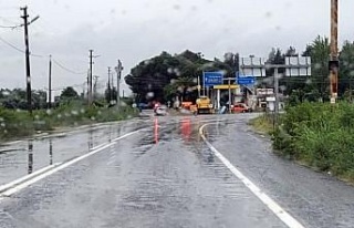 Sağanak yağış Bozdoğan’da etkili oldu