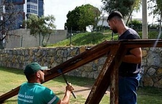 Kuşadası Belediyesi’nden Can Dostların Park Alanında...