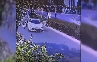 Yayaya çarptı, arkasına bile bakmadı: Kaza anı...