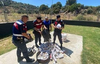 Aydın’da bin 191 paket kaçak sigara ele geçirildi