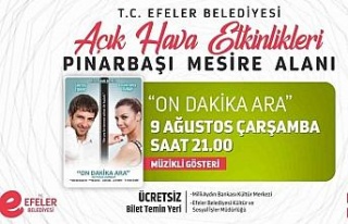 Efeler sanatla açık havada buluşuyor