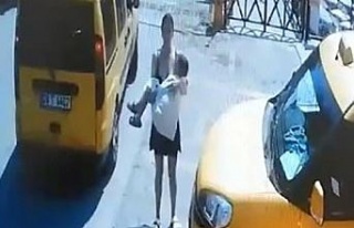 Epilepsi nöbeti geçiren çocuğu taksicilerin ıslak...